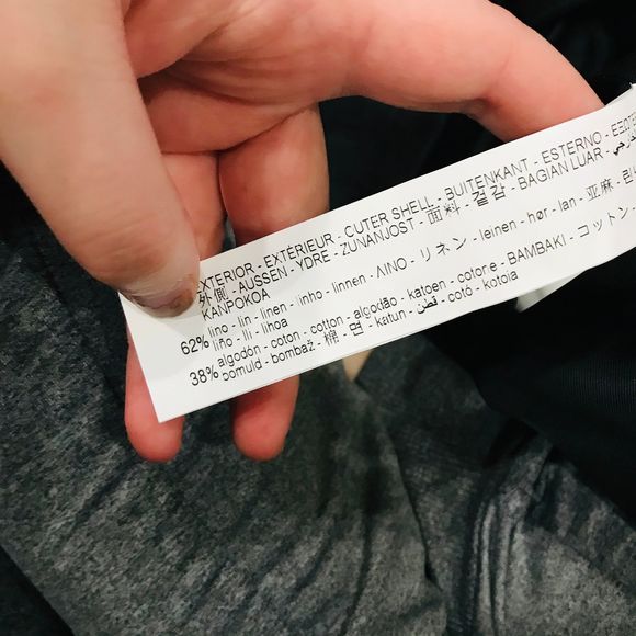 NWT Zara dark grey 2 button blazer long line - Picture 6 of 6